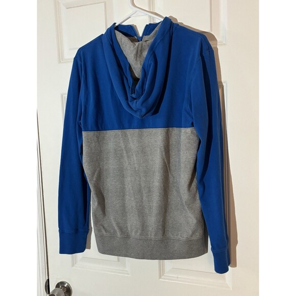 American Eagle quarter Zip Blue And Gray Color Block Men’s XS Preppy Minimalist - Picture 3 of 4